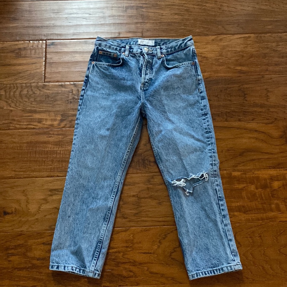 Topshop straight jean sz 28 petite